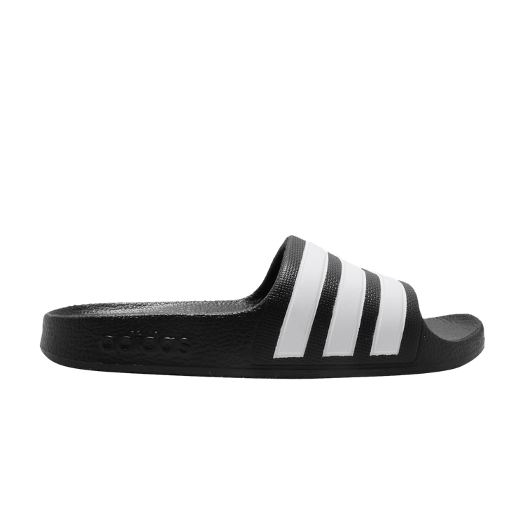 adidas Adilette Aqua Slides Core Black Cloud White (GS)