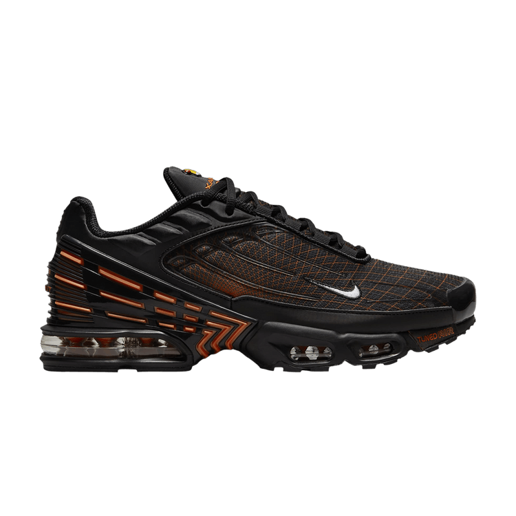 Nike Air Max Plus 3 Black Orange Spirograph