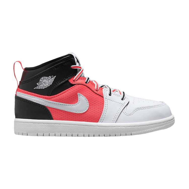 Jordan 1 Mid SE Black Infrared 23 White (PS)