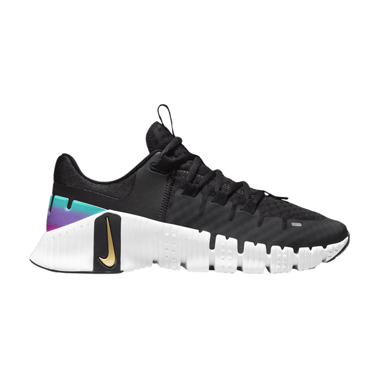 Nike Free Metcon 5 Black Fireberry Gold (Women's)