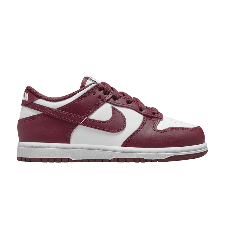 Nike Dunk Low White Gym Red Redwood (PS)