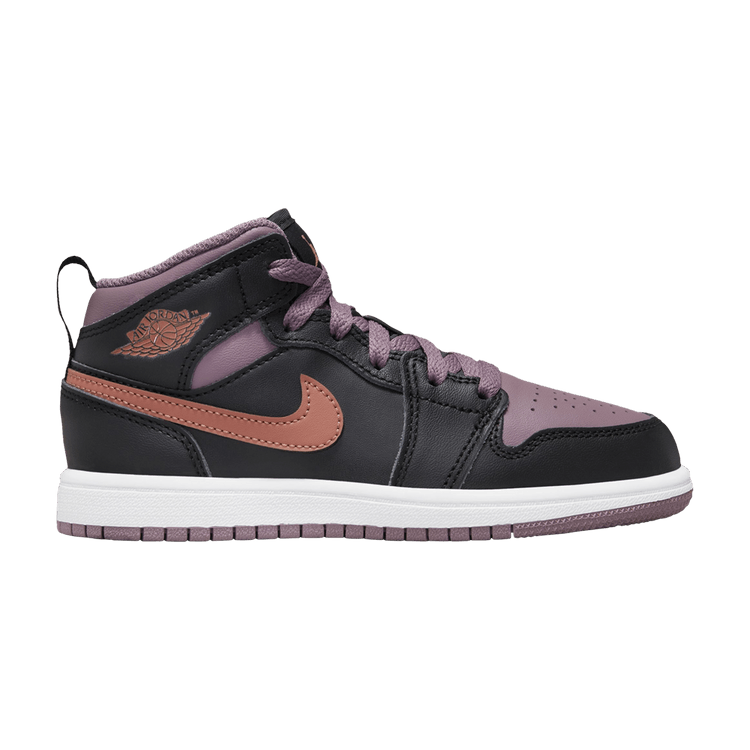 Jordan 1 Mid SE Black Sky J Mauve White Sky J Orange (PS)