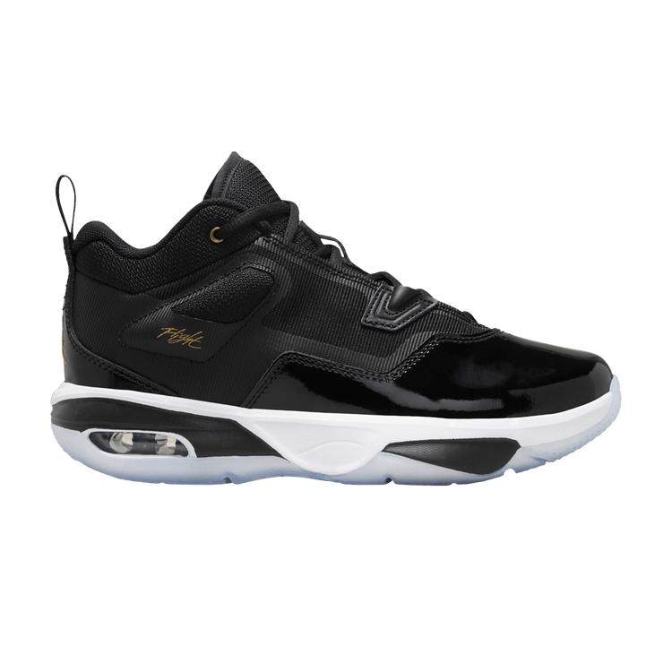 Jordan Stay Loyal 3 Black White Football Grey Metallic Gold (GS)