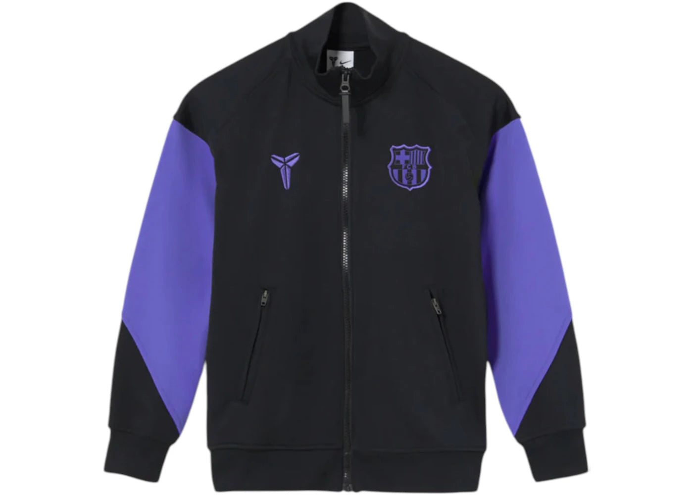 FC Barcelona x Kobe Bryant Kids Anthem Away 2025/26 Jacket Black/Purple