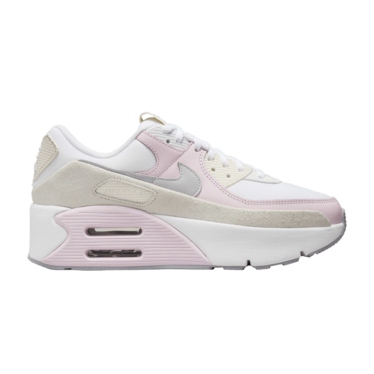 Nike Air Max 90 LV8 White Wolf Grey Summit White Photon Dust (Women's)