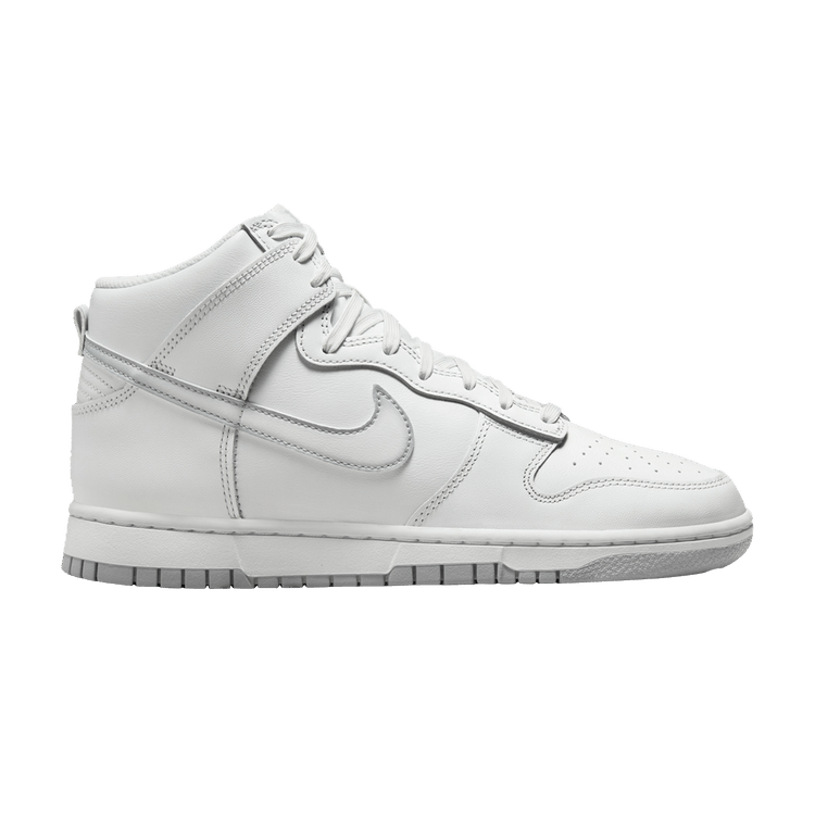 Nike Dunk High Airbrush Swoosh White Wolf Grey