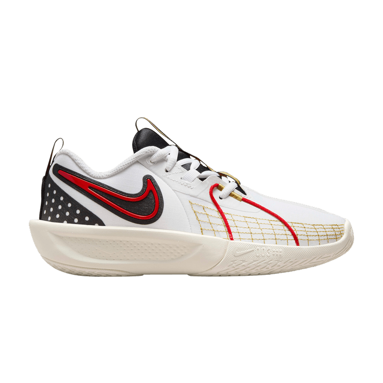 Nike Air Zoom GT Cut 3 White Black University Red (GS)