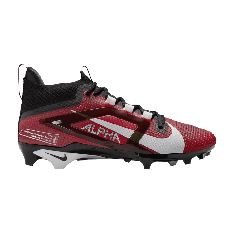 Nike Alpha Menace 4 Elite University Red Team Red Black White