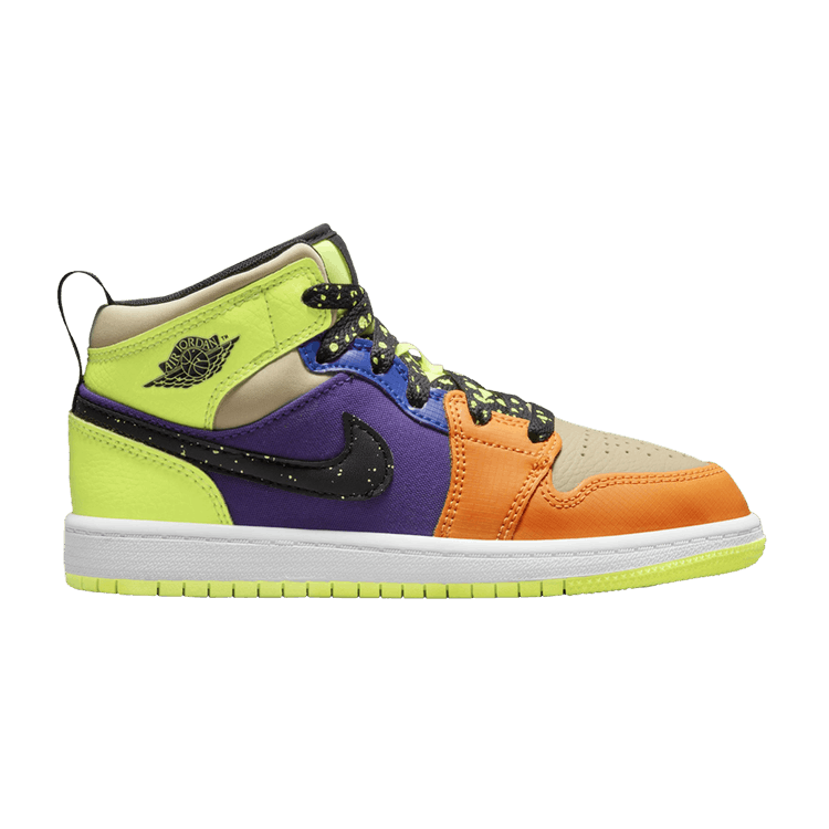 Jordan 1 Mid SE Volt Vivid Orange (PS)