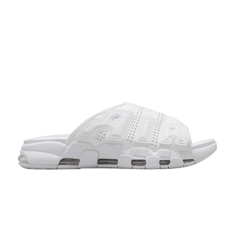 Nike Air More Uptempo Slide Triple White