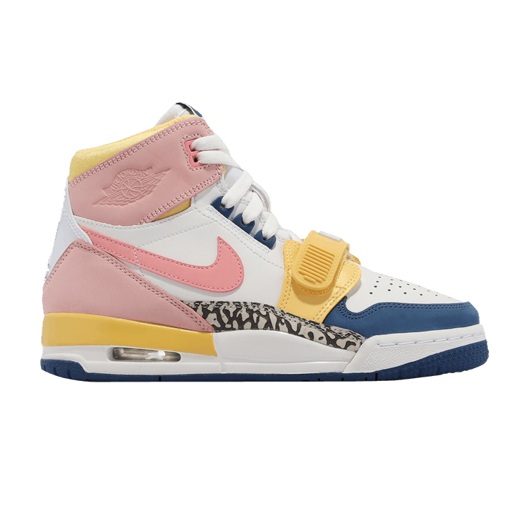 Jordan Legacy 312 White Coral Pink French Blue (GS)