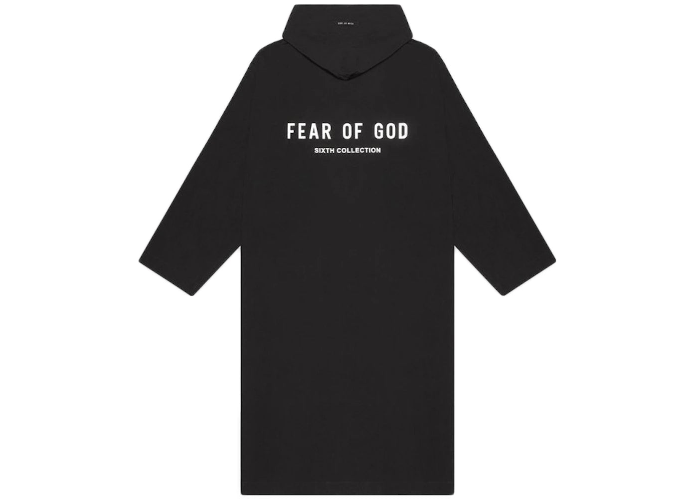 Fear of God 3M Logo Nylon Hooded Rain Jacket Black