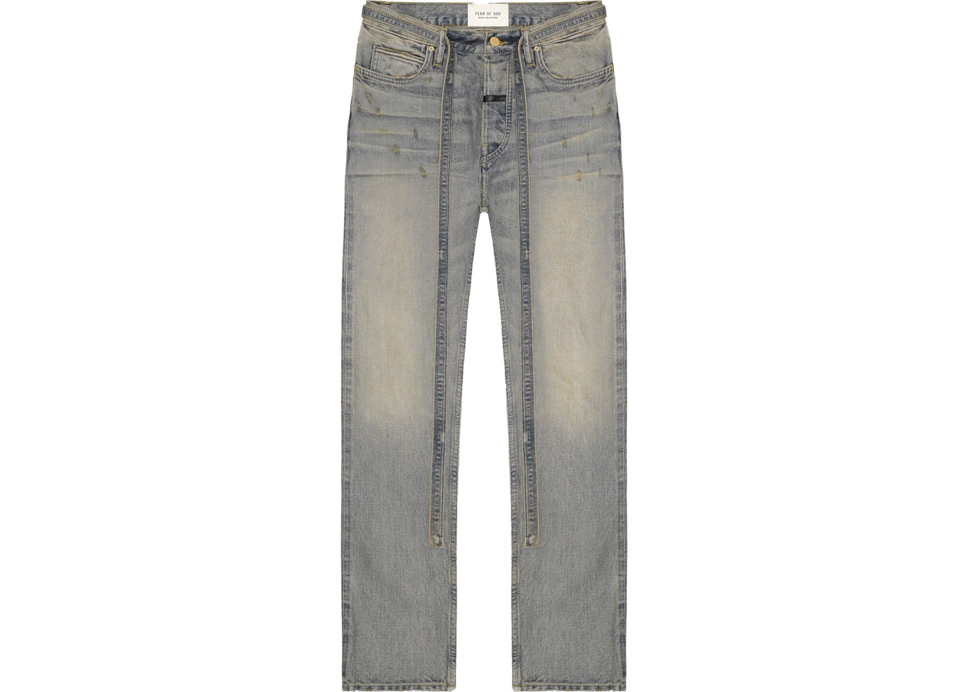 Fear of God 5 Year Vintage Wash Slim Denim Jeans Indigo