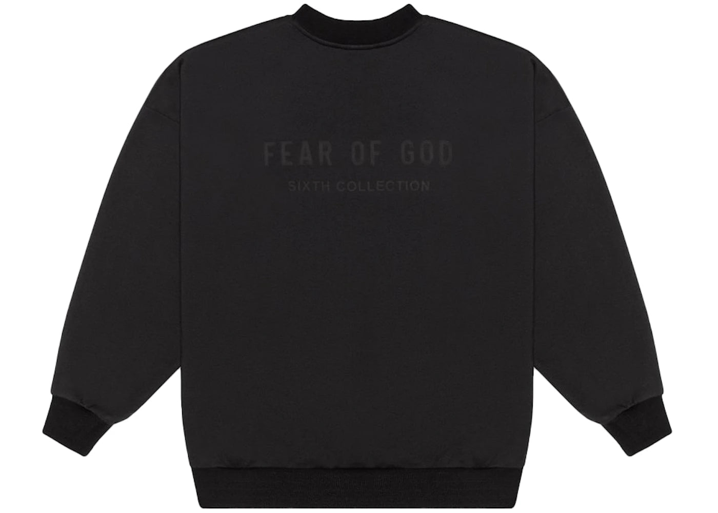 Fear of God Back Logo Crewneck Sweatshirt Black/Black