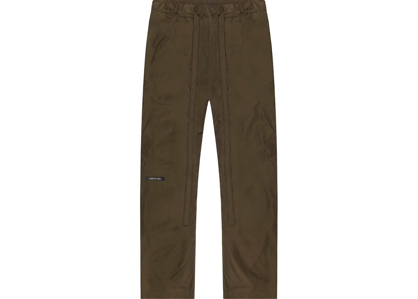 Fear of God Baggy Nylon Lounge Pants Olive Green