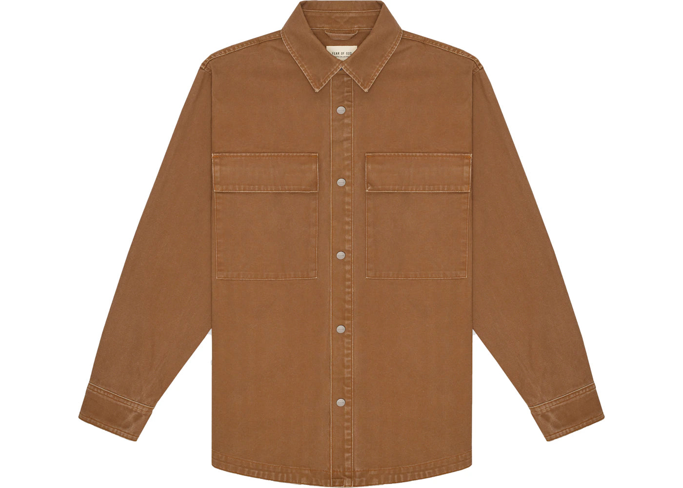 Fear of God Canvas Shirt Jacket Brick