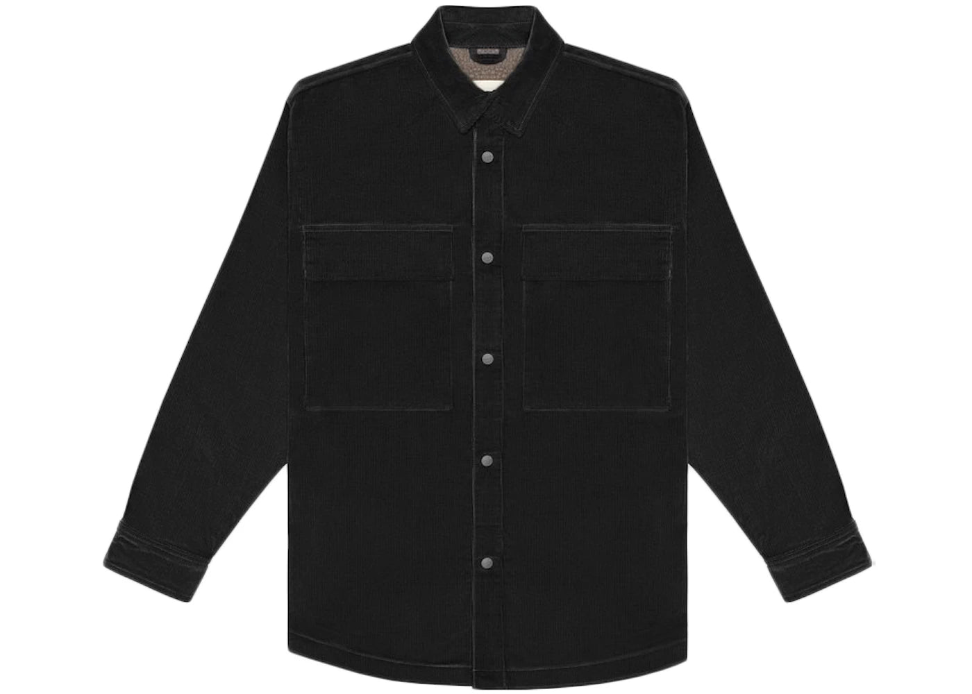 Fear of God Corduroy Sherpa Lined Shirt Jacket Black