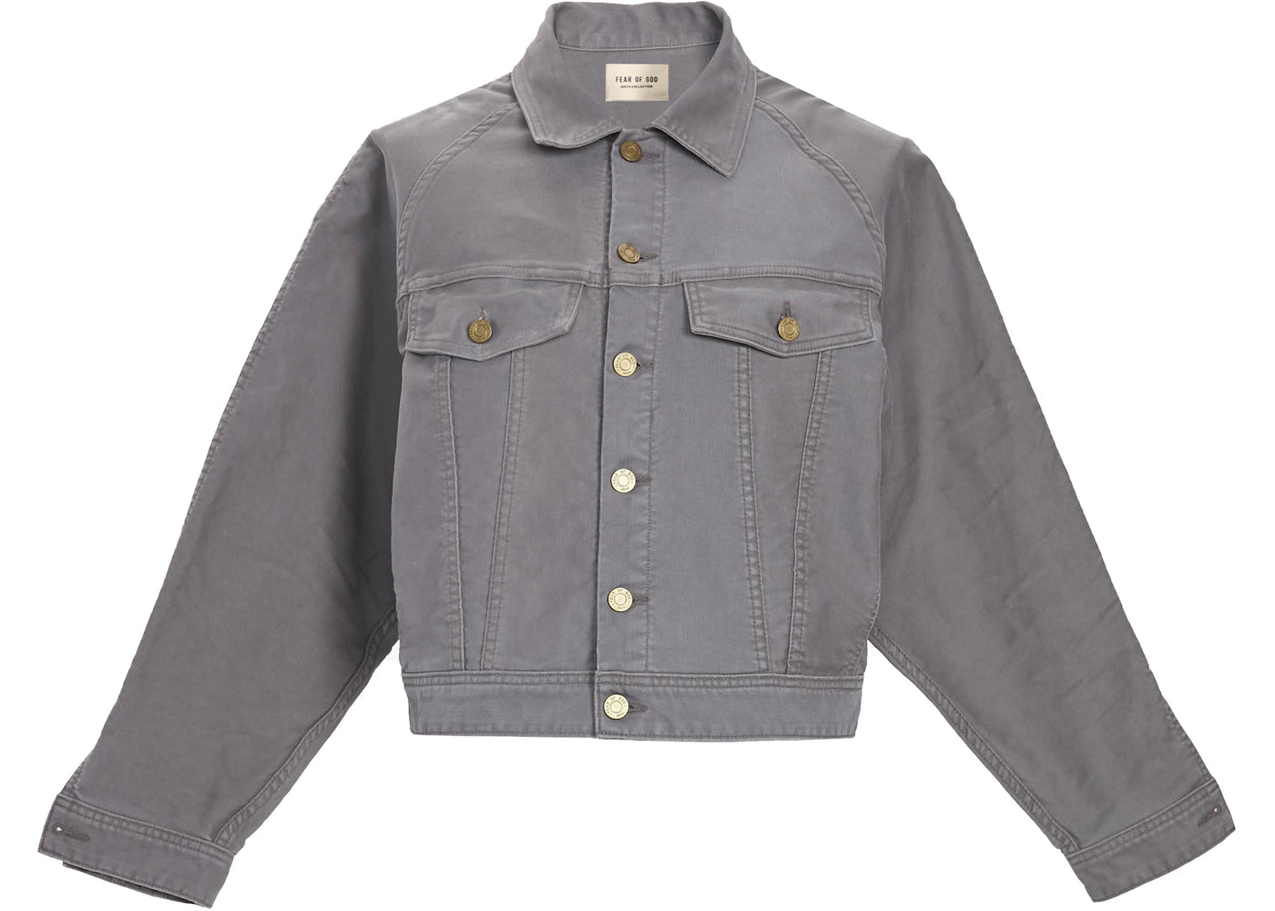 Fear of God Corduroy Trucker Jacket Grey