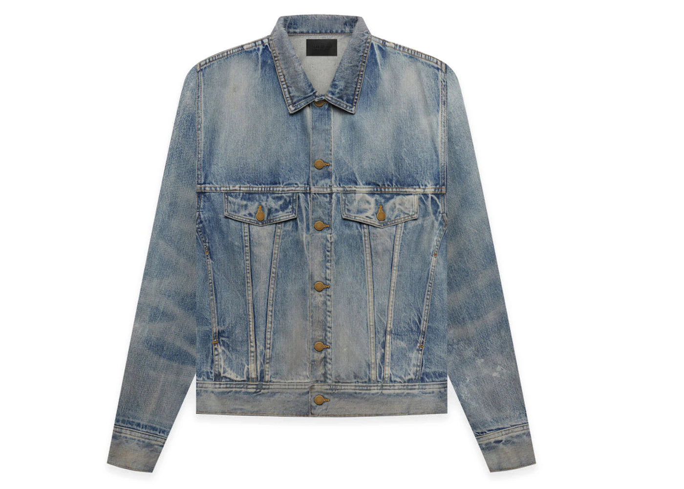 Fear of God Denim Trucker Jacket Faded Indigo