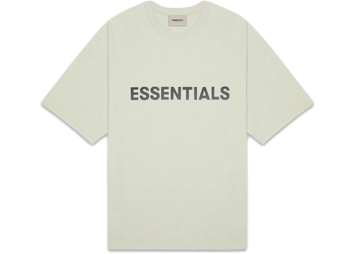 Fear of God Essentials Boxy T-Shirt Applique Logo Alfalfa Sage