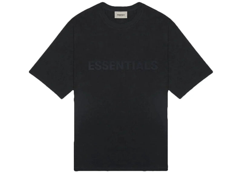 Fear of God Essentials Boxy T-Shirt Applique Logo Dark Slate/Stretch Limo/Black - Side Kicks