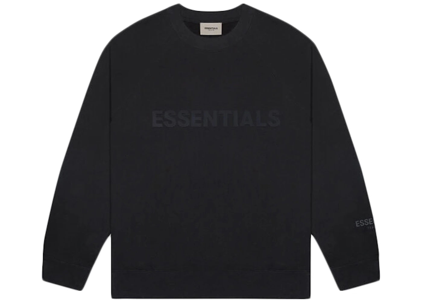 Fear of God Essentials 3D Silicon Applique Crewneck Dark Slate/Stretch Limo/Black