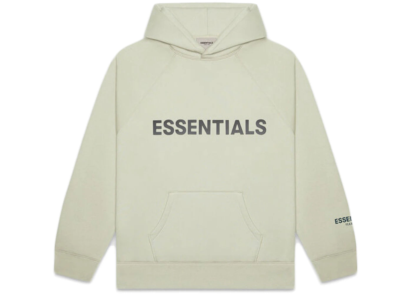 Fear of God Essentials Pullover Hoodie Applique Logo Alfalfa Sage