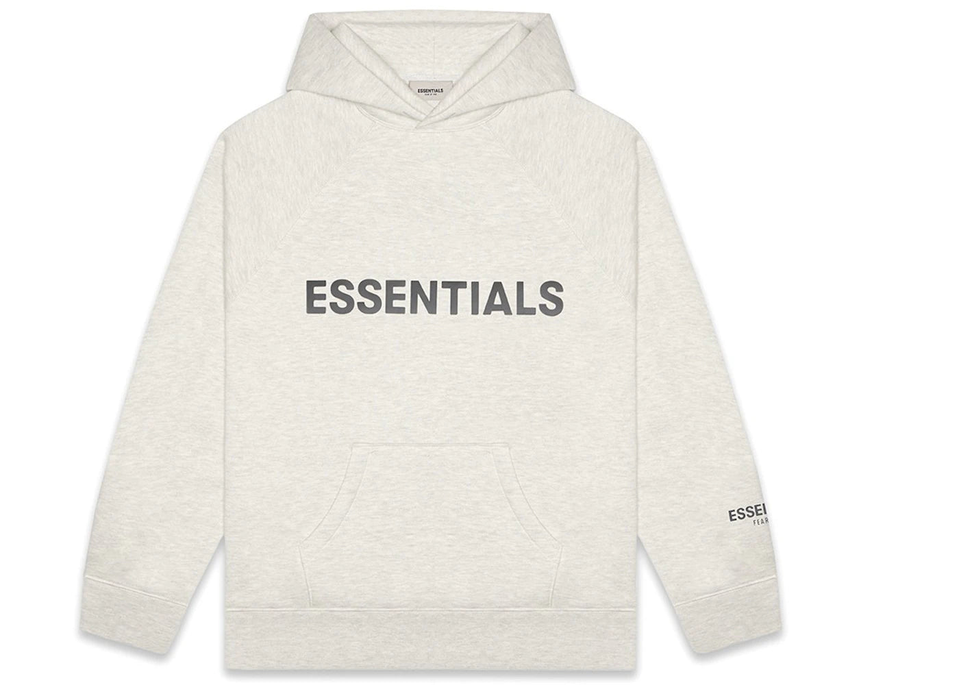 Fear of God Essentials Pullover Hoodie Applique Logo Oatmeal/Oatmeal Heather/Light Heather Oatmeal