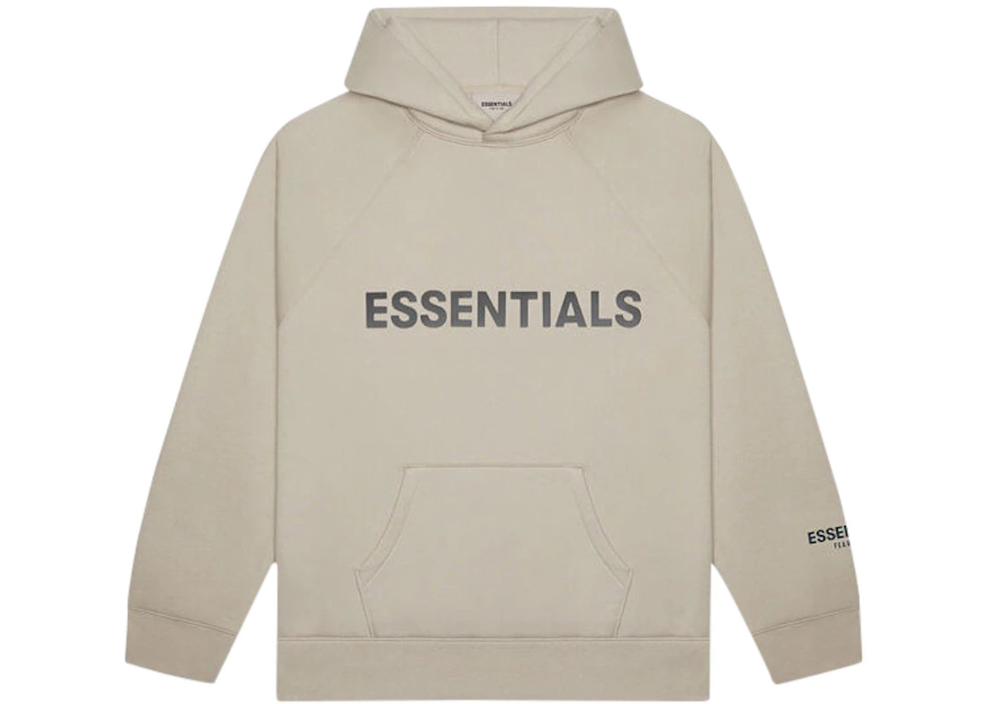 Fear of God Essentials 3D Silicon Applique Pullover Hoodie String