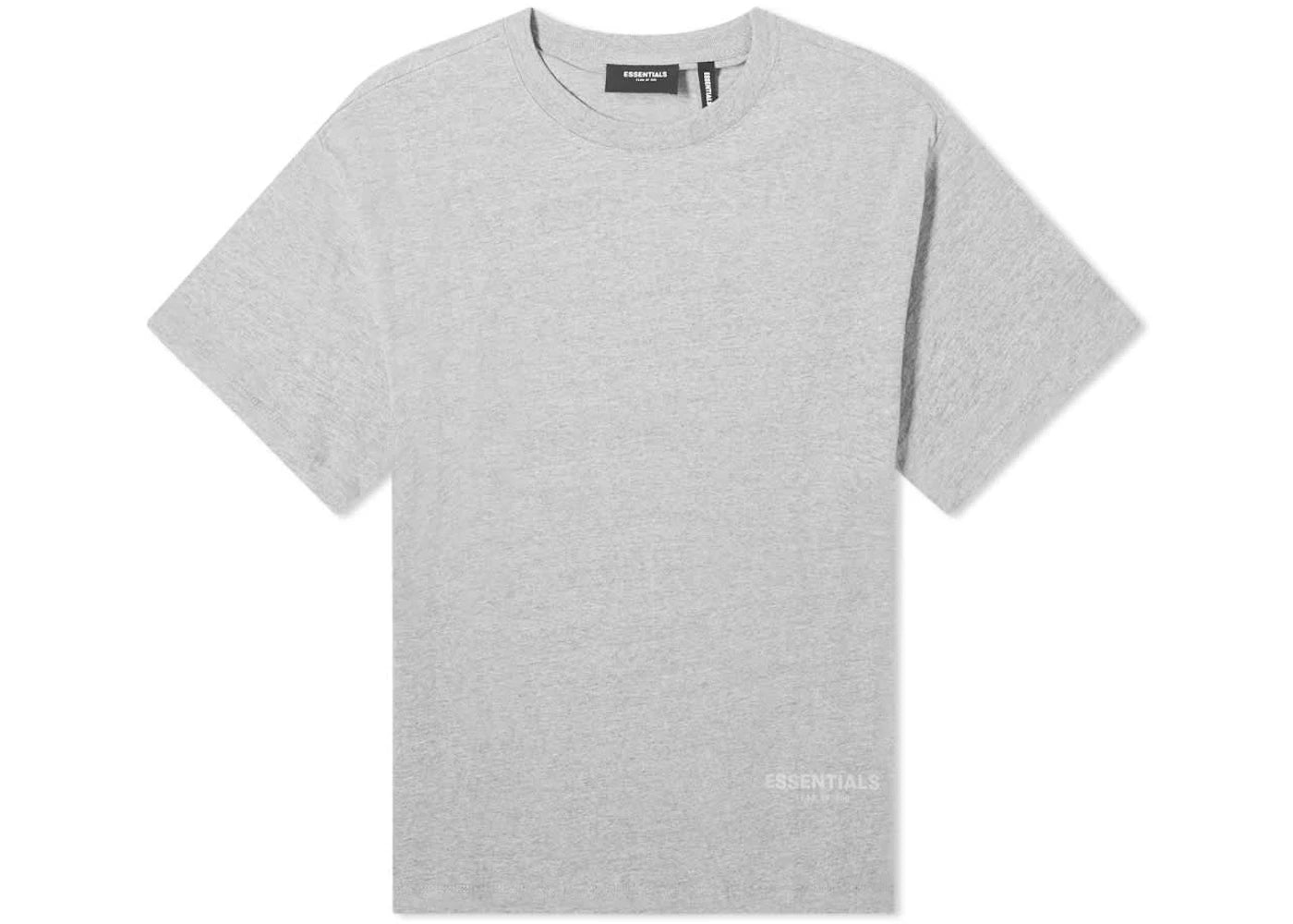 Fear of God Essentials 3M Logo Boxy T-shirt Dark Heather Grey/Black