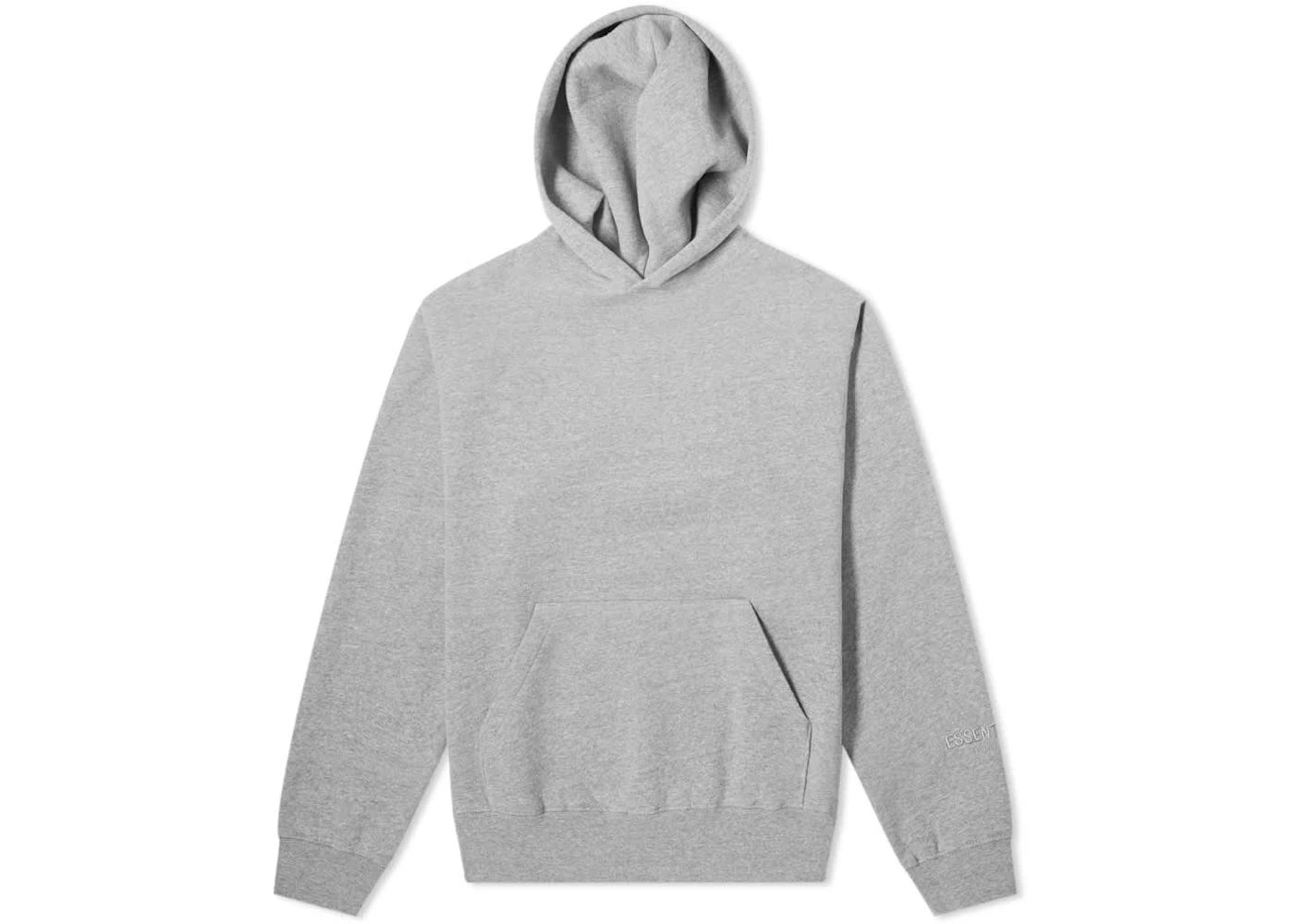 Fear of God Essentials 3M Logo Pullover Hoodie Dark Heather Grey/Black