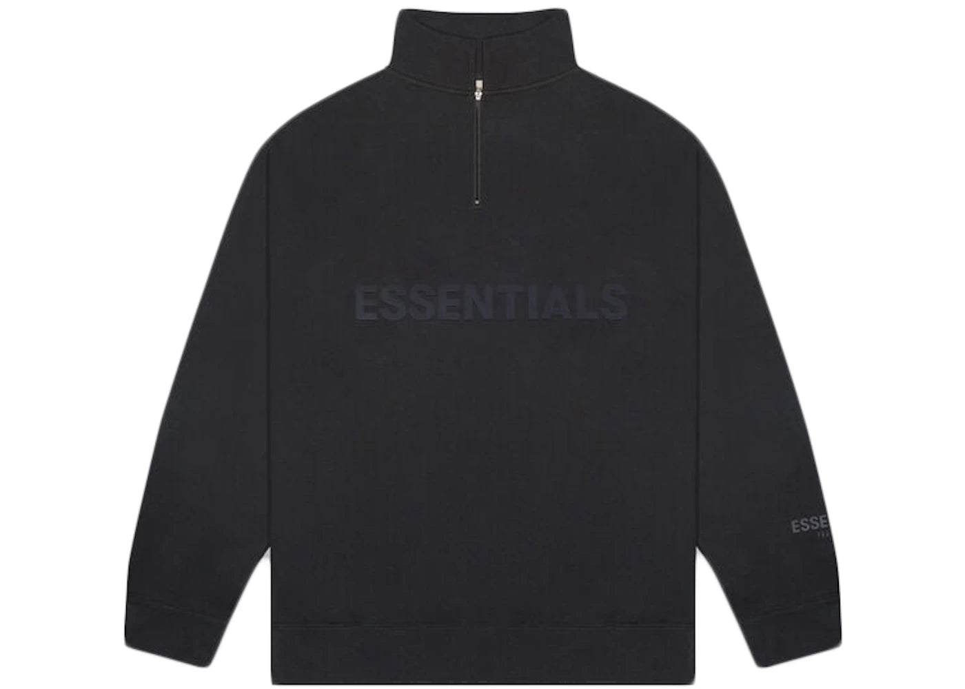 Fear of God Essentials Half Zip Pullover Sweater Dark Slate/Stretch Limo/Black