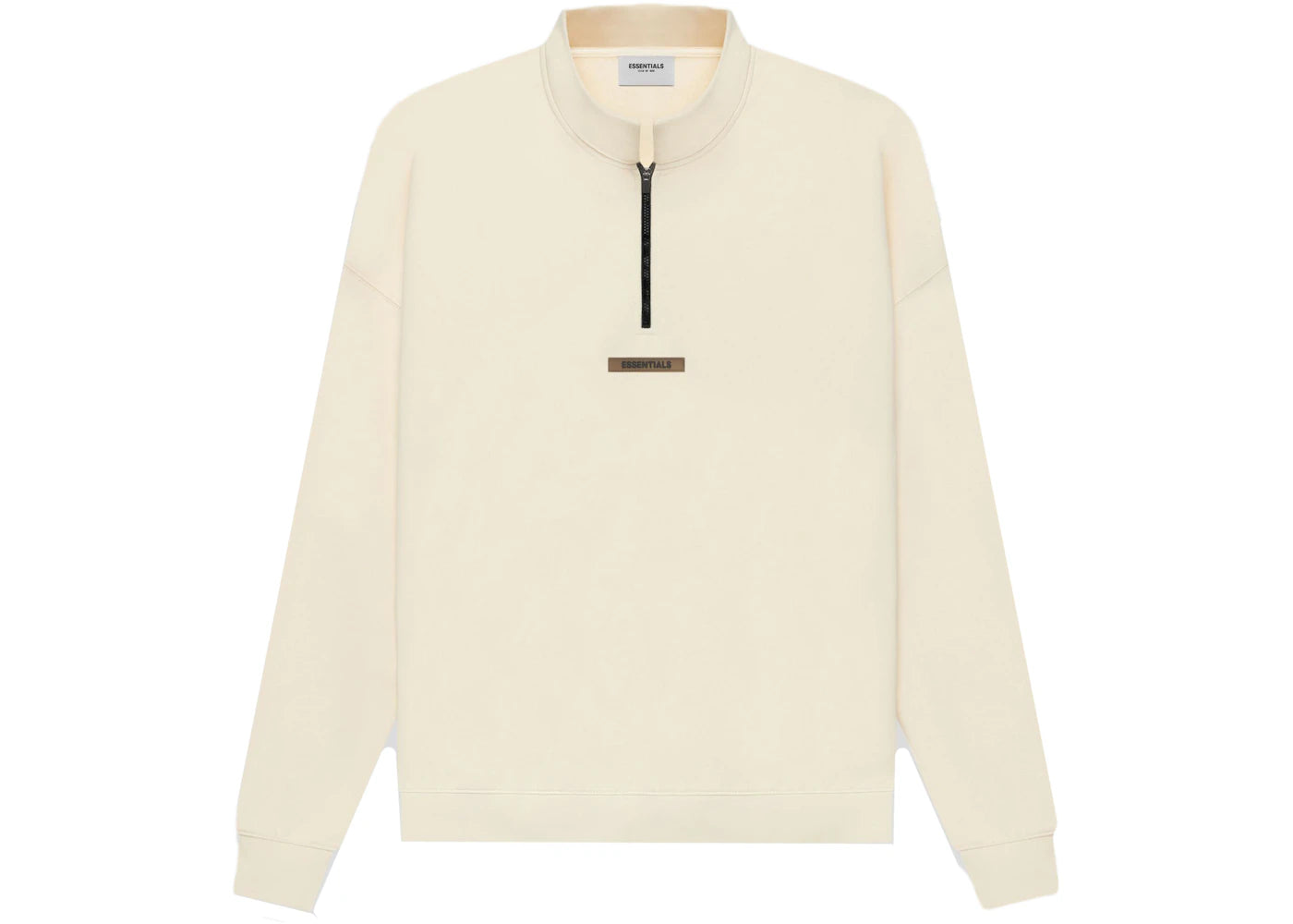 Fear of God Essentials Half Zip Sweater Cream/Buttercream