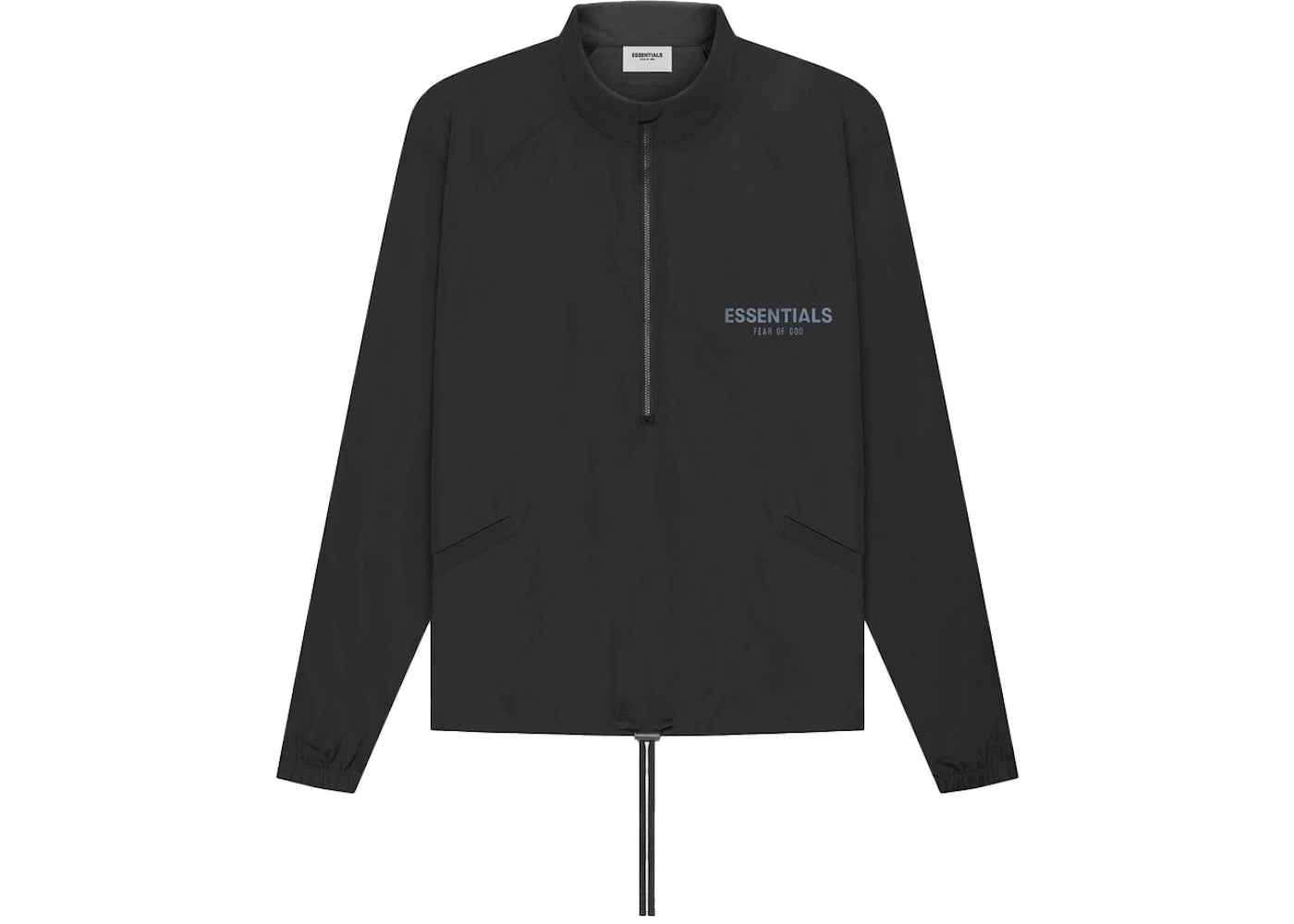 Fear of God Essentials Half Zip Track Jacket Black