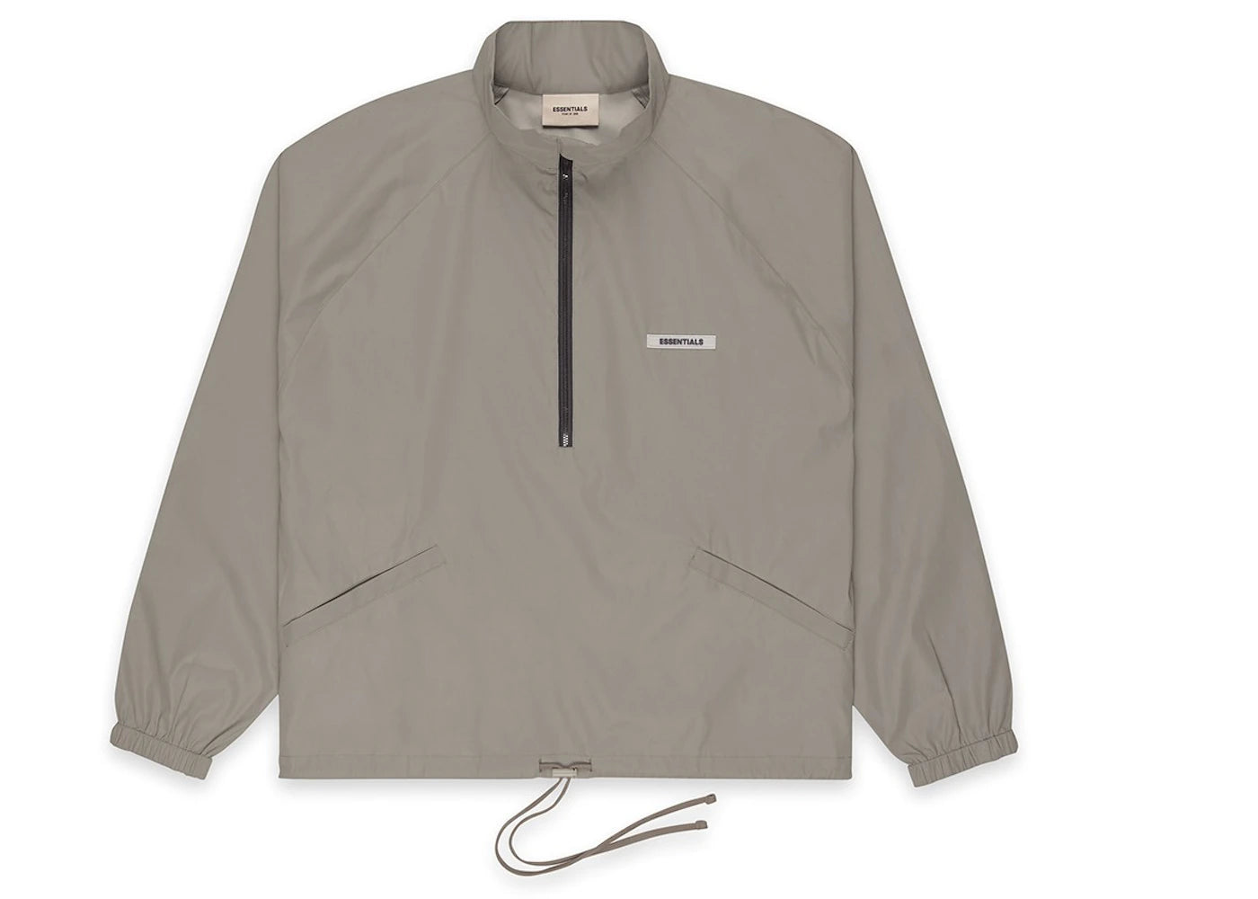 Fear of God Essentials Half-Zip Track Jacket Cement