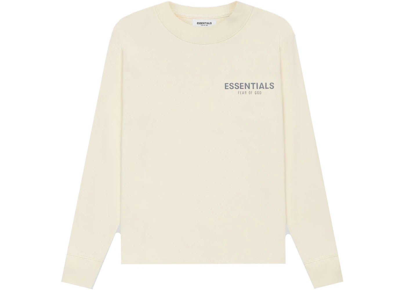 Fear of God Essentials Kids Long Sleeve T-shirt Cream/Buttercream