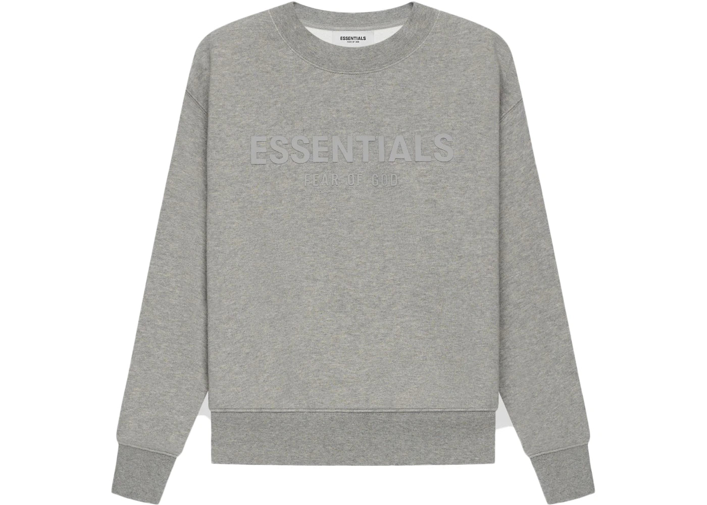 Fear of God Essentials Kids Pull-Over Crewneck Heather Oatmeal/Dark Heather Oatmeal