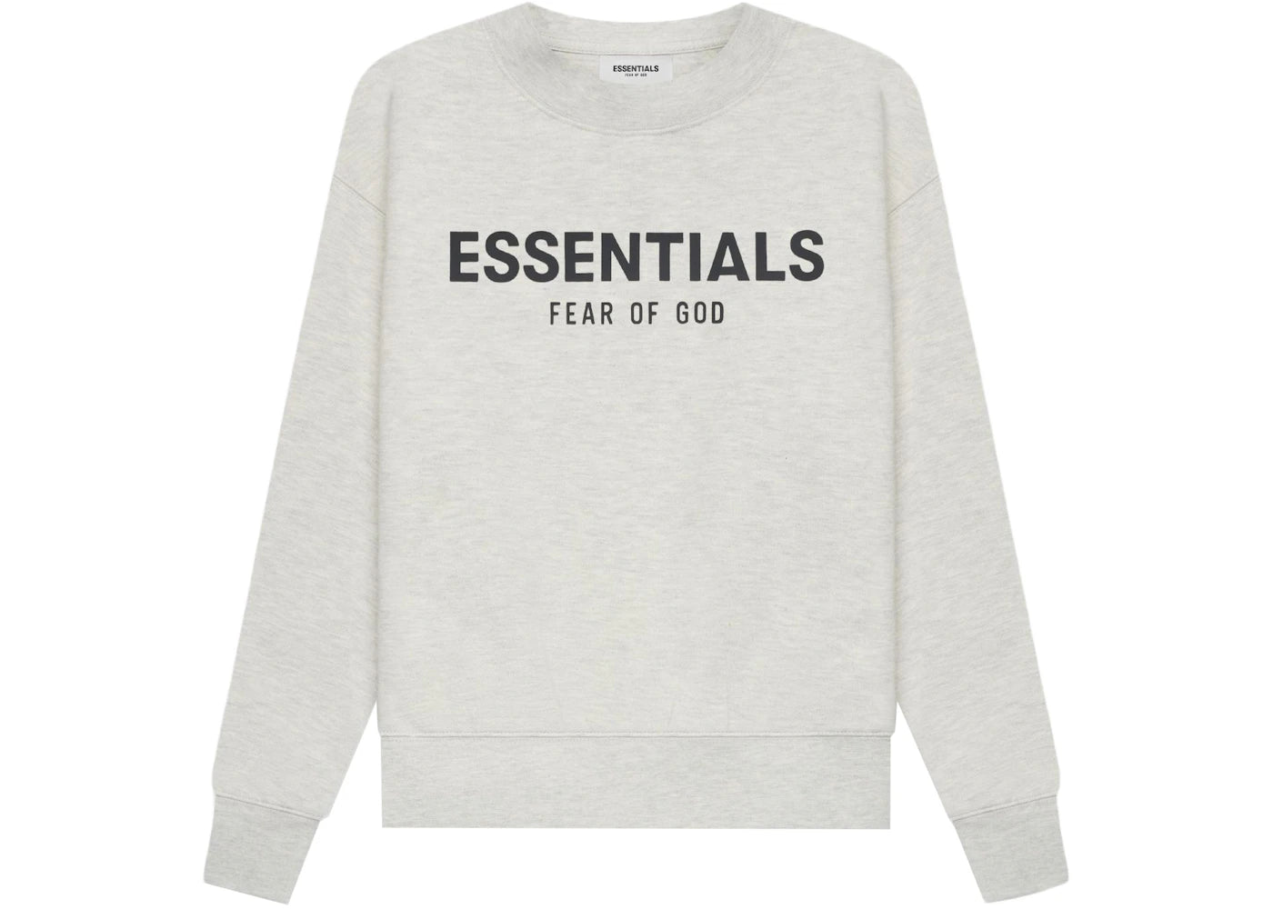 Fear of God Essentials Kids Pull-Over Crewneck Oatmeal Heather/Light Heather Oatmeal