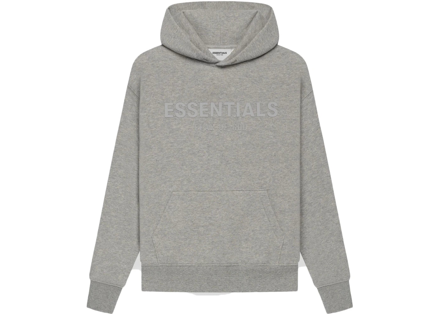 Fear of God Essentials Kids Pull-Over Hoodie Heather Oatmeal/Dark Heather Oatmeal