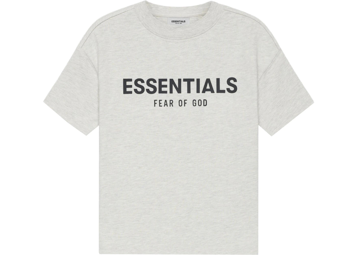 Fear of God Essentials Kids T-shirt Oatmeal Heather/Light Heather Oatmeal