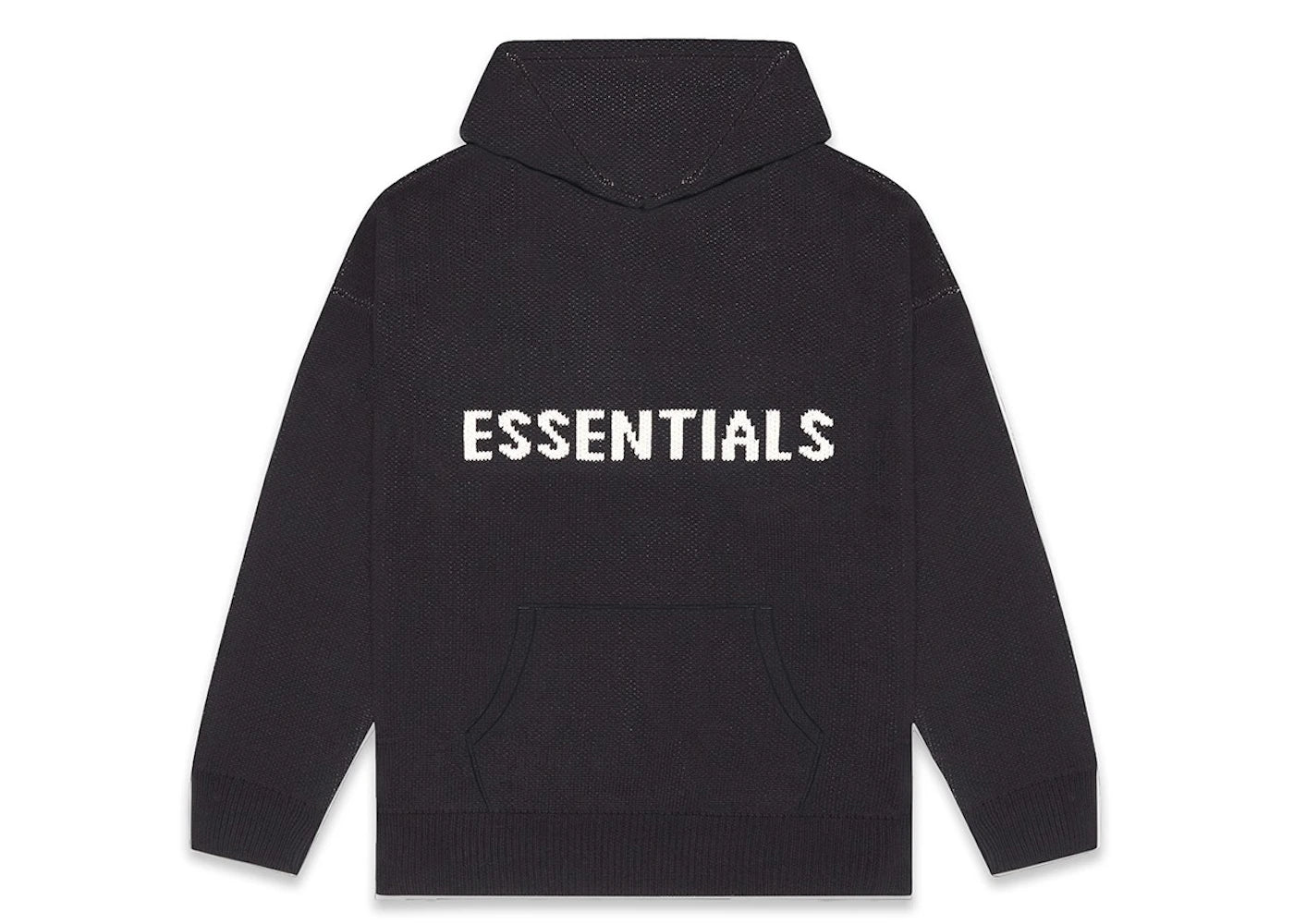 Fear of God Essentials Knit Hoodie (FW20) Dark Slate/Stretch Limo/Black