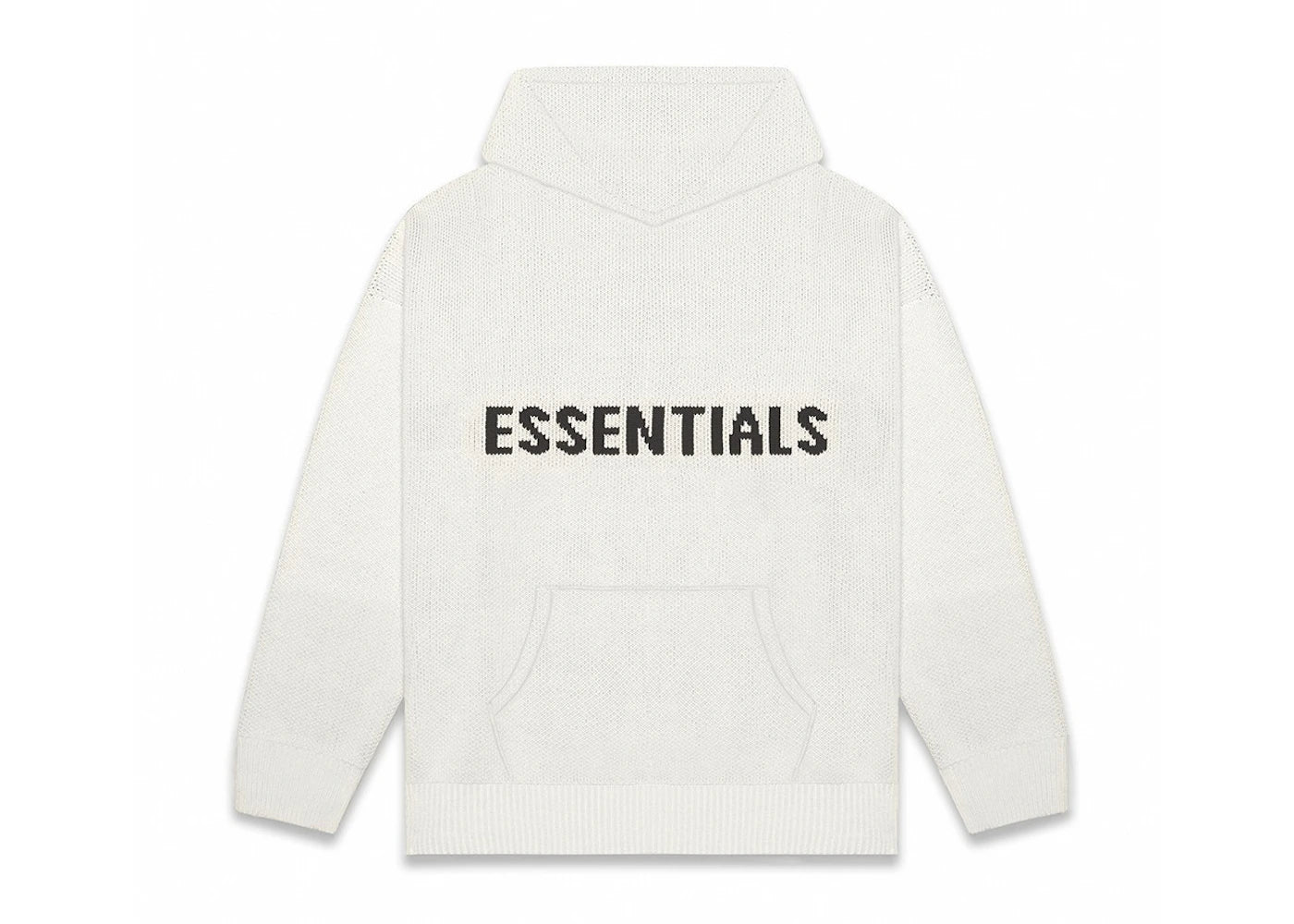 Fear of God Essentials Knit Hoodie (FW20) Oatmeal/Oatmeal Heather/Light Heather Oatmeal