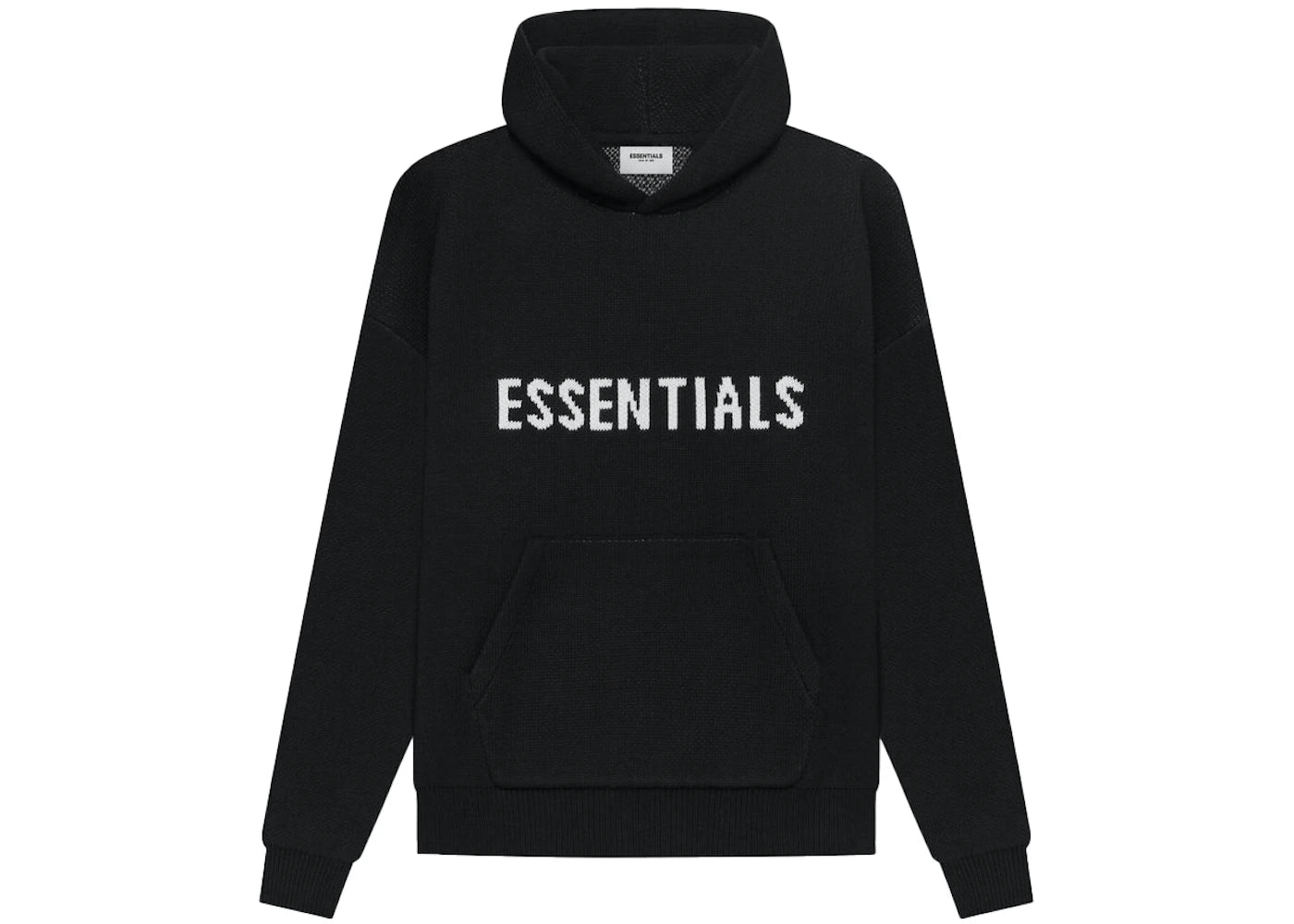 Fear of God Essentials Knit Pullover Hoodie (SS21) Black