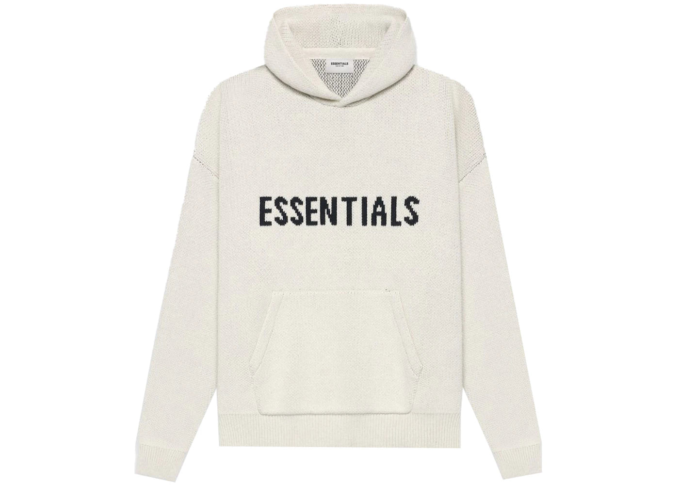 Fear of God Essentials Knit Pullover Hoodie (SS21) Buttercream