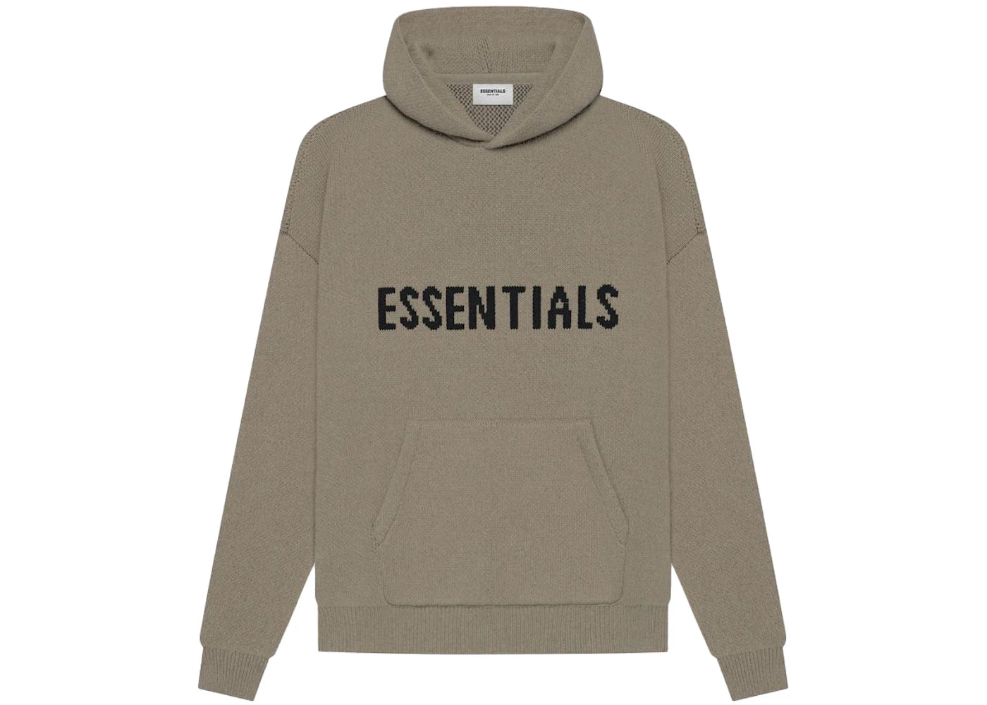 Fear of God Essentials Knit Pullover Hoodie (SS21) Taupe