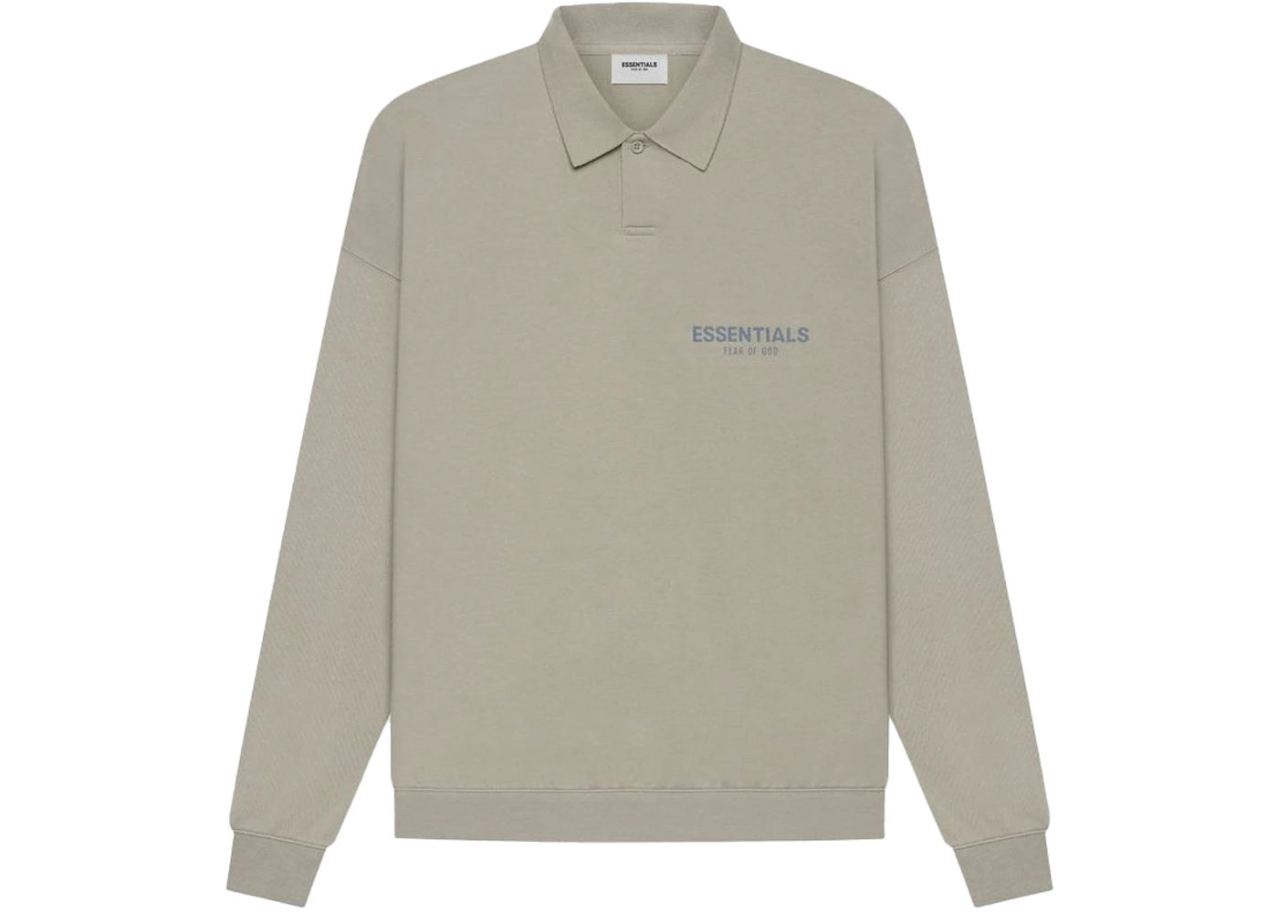 Fear of God Essentials Long Sleeve French Terry Polo Moss