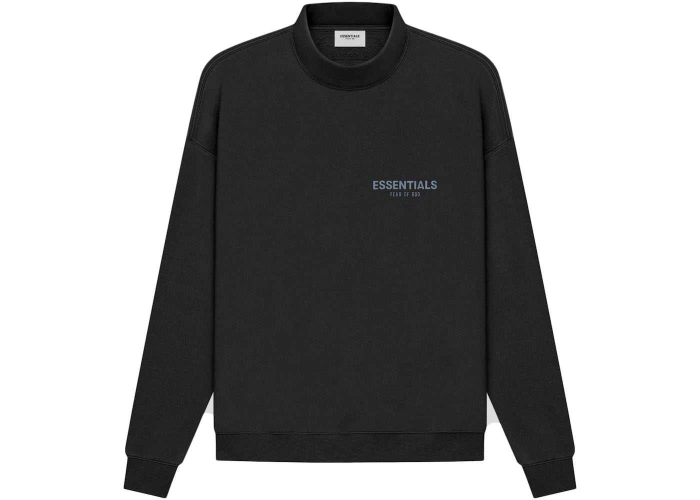 Fear of God Essentials Mock Neck Sweater Black/Stretch Limo