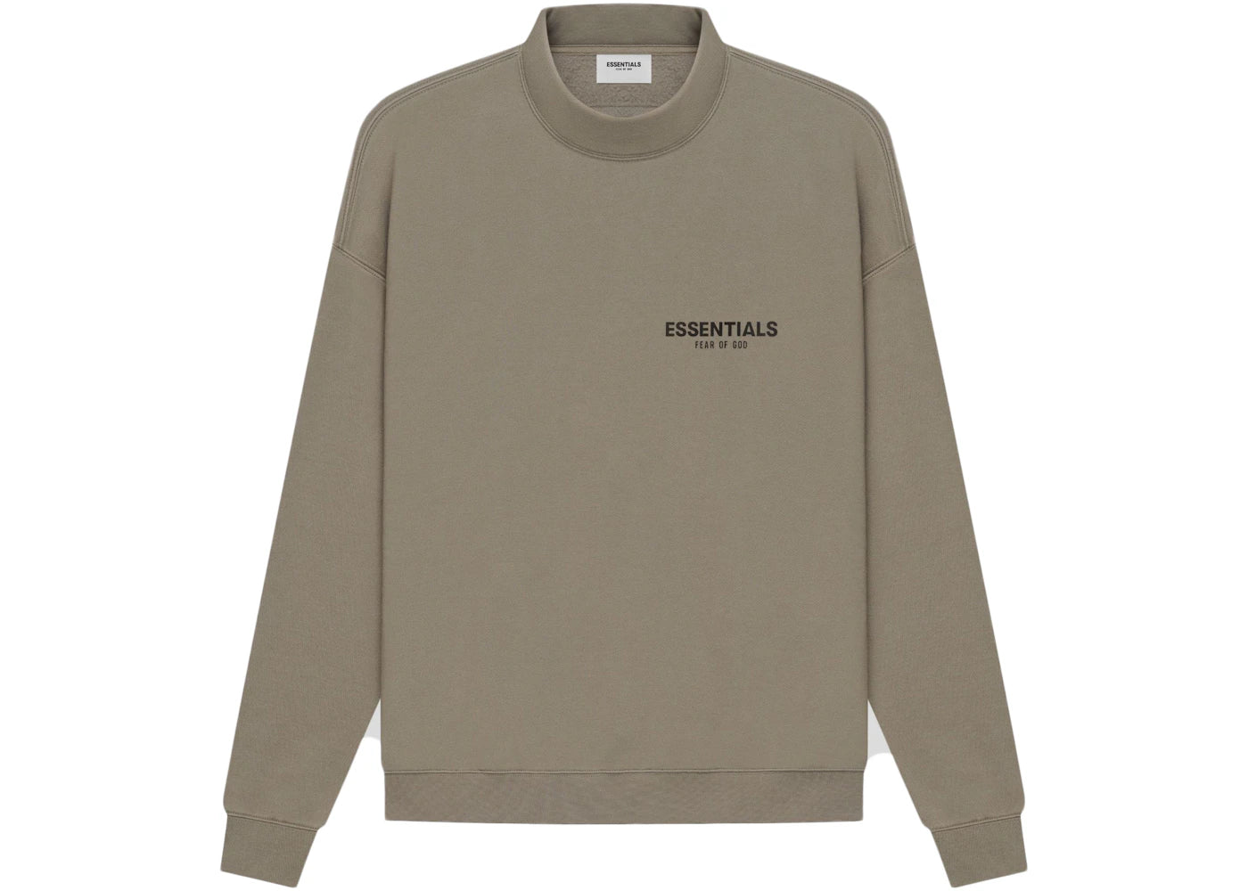 Fear of God Essentials Mock Neck Sweater Taupe