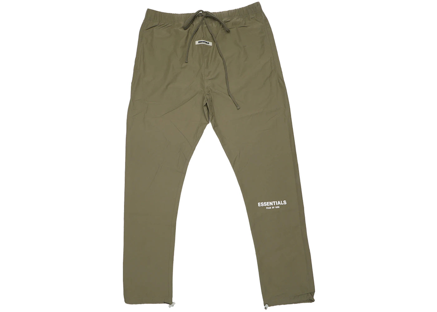 Fear of God Essentials Nylon Track Pants Olive