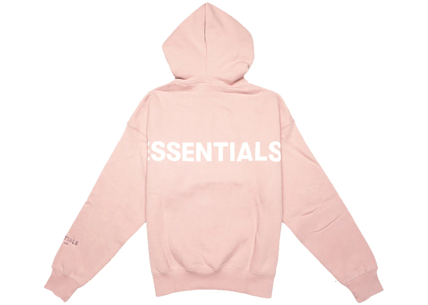 Fear of God Essentials Pink 3M Logo Pullover Hoodie Blush